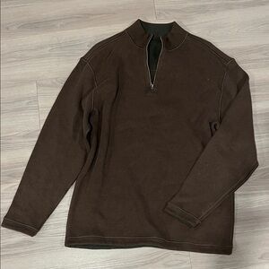 Johnston & Murphy Reversible Zip-Up Sweater